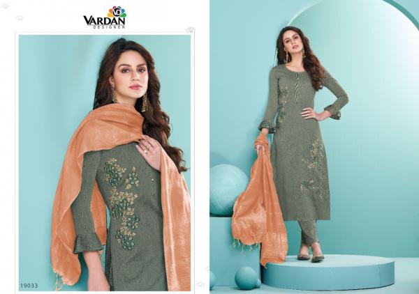 Vardan Radhika Vol 3 Cotton Embroidery Designer Readymade Suit